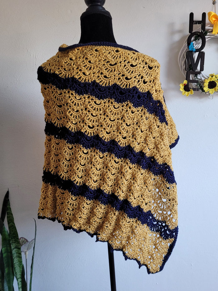 Buttoned Elegant Shawl