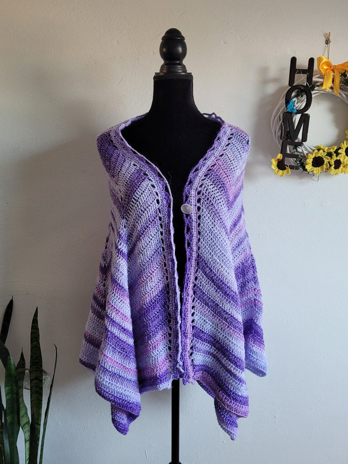 Purple Butterfly Shawl