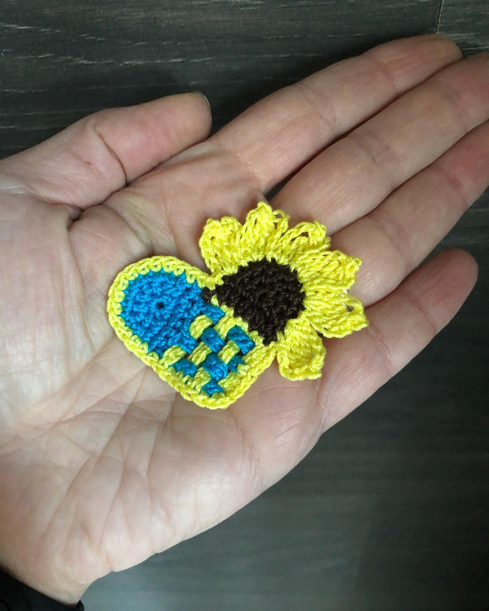 Slava Ukraini Pin Pattern