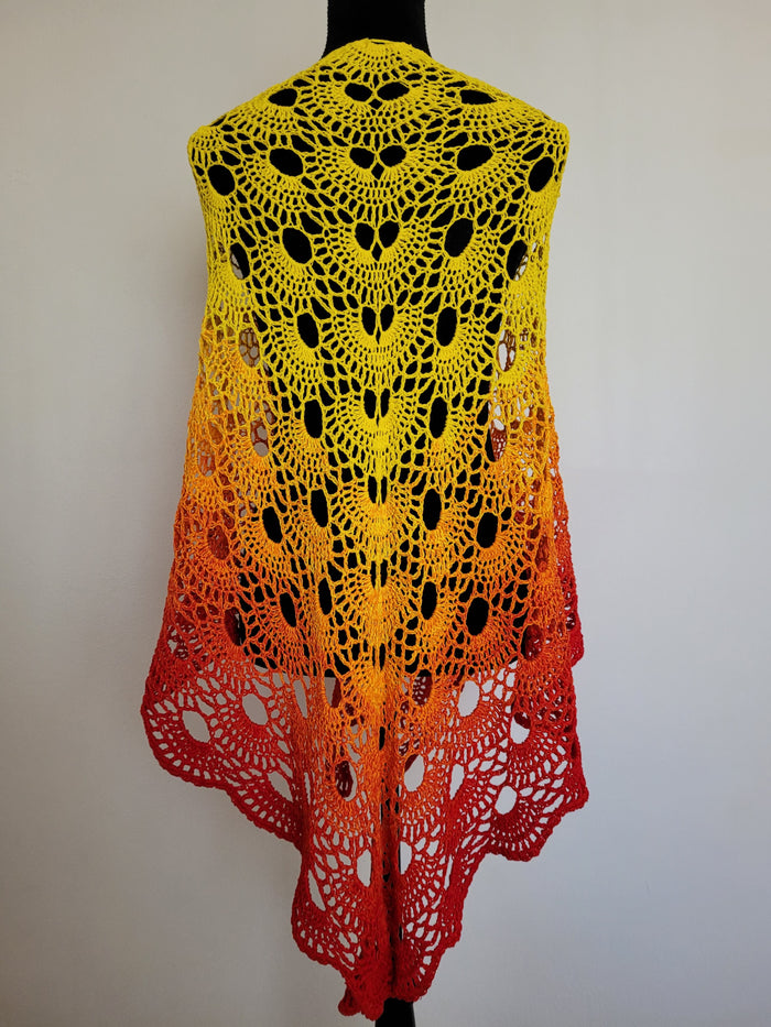 Summer dreamin' crochet shawl