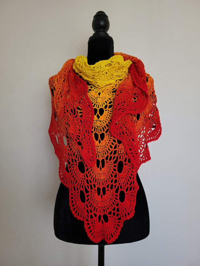 Summer dreamin' crochet shawl