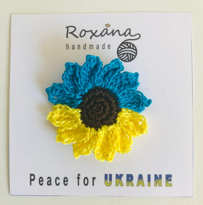 Sunflower Ukraine pin