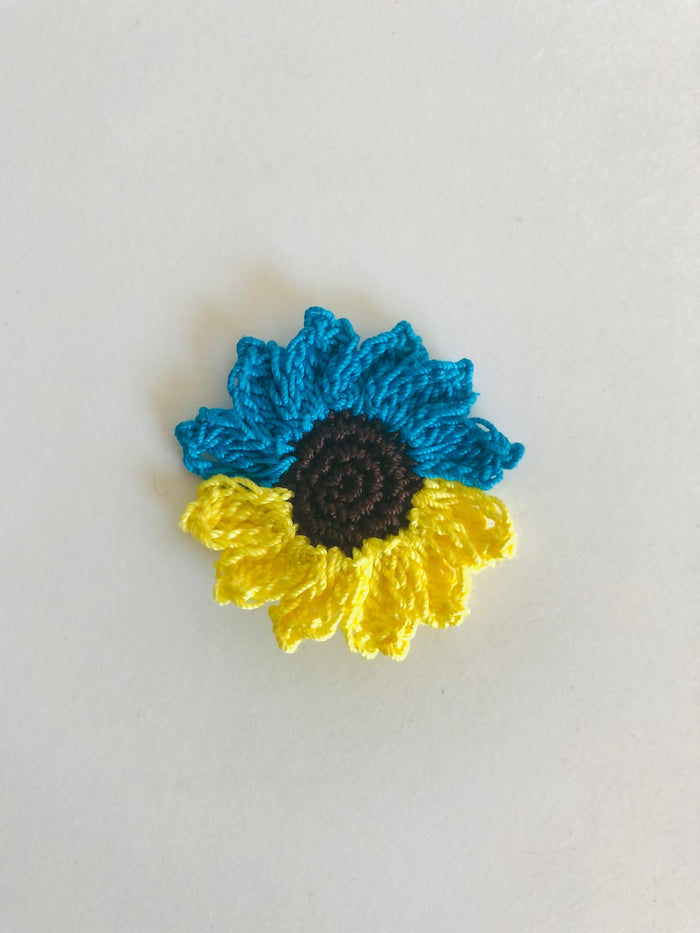 Sunflower Ukraine pin