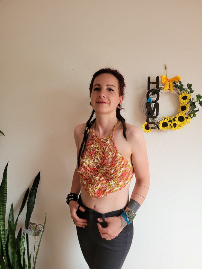 Flower of Life Crochet top