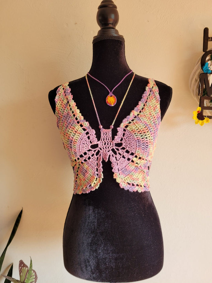 Happy Purple Butterfly Top